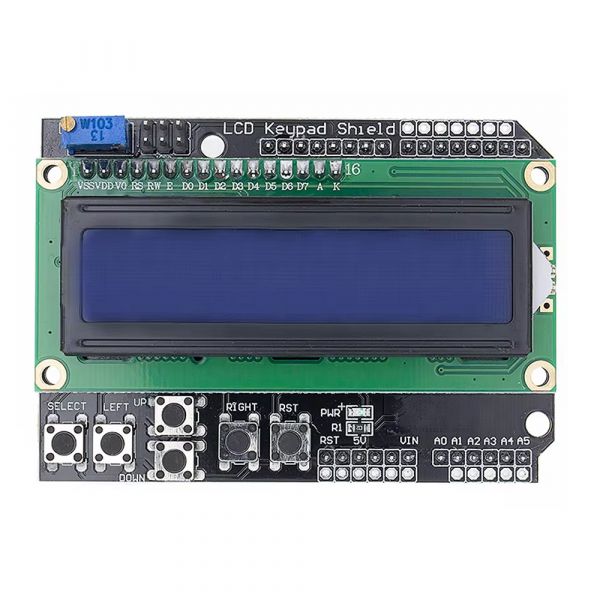 LCD Keypad Shield mit Display 1602