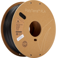 Polymaker PolyTerra PLA Filament Charcoal Black 1.75mm 1kg