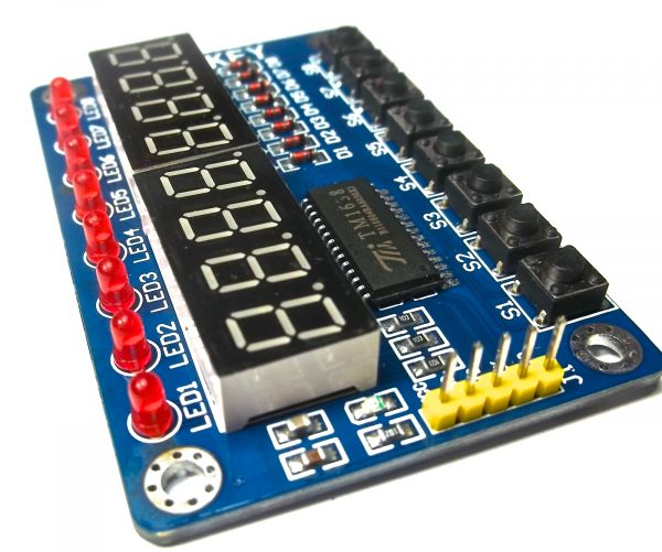 TM1638 8 Taster mit 8-stelligem Display und 8 LEDs