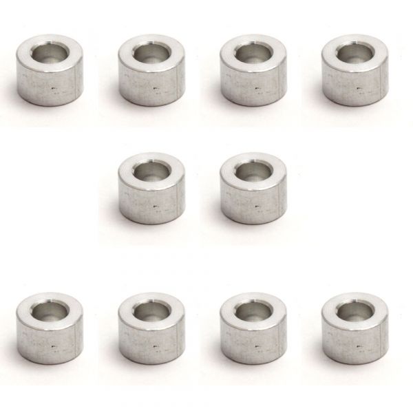 10x Aluminium Distanzhülse M5/6.35mm (1/4 Inch)