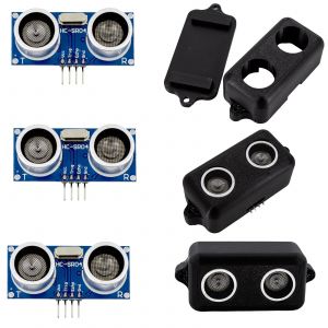 3x HC-SR04 Ultraschallsensor mit Gehäuse