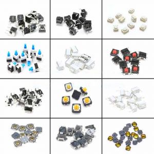 Micro Schalter 250 STÜCK 10 Value Micro Momentary Tactile Druckknopfschalter SMD Flic Button