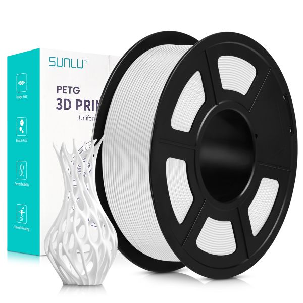 Sunlu PETG Filament White 1.75mm 1kg