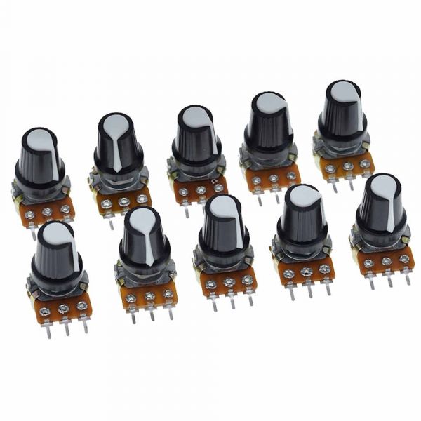 10x WH148 Drehpotentiometer 2K Linear 3-Pin