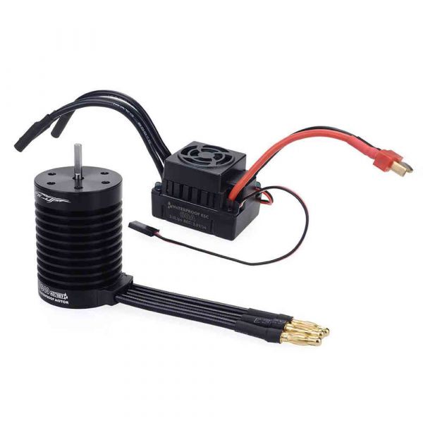 F540 V2 Brushless Motor 4370KV mit 60A ESC Combo für 1/10 1/12 1/14 RC Auto