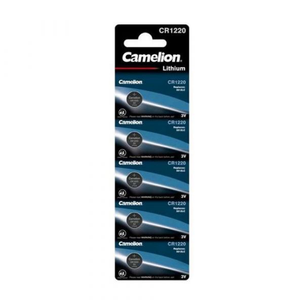 Camelion CR1220 Lithium Batterie 3V (5 Stück)