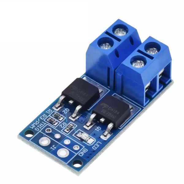 Hochleistungs-MOSFET PWM-Schaltmodul 5–36V 15A 400W DC Treiber für Arduino