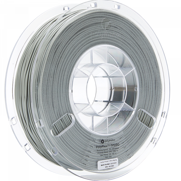 Polymaker PolyFlex TPU90 Grau 1.75mm 750g