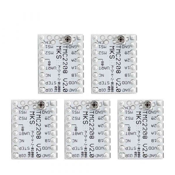 5x MKS TMC2208 Schrittmotortreiber ultra-silent