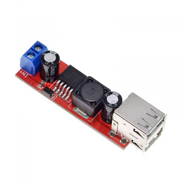 LM2596 DC-DC Step-Down Spannungsregler 6–40V auf 5V – 3A mit Dual USB