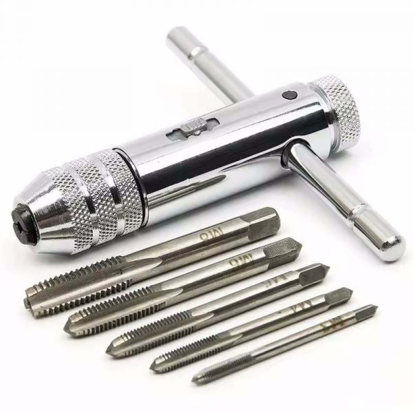 Ratschen-Gewindebohrer T-Griff verstellbar M3-M8 Tap Wrench
