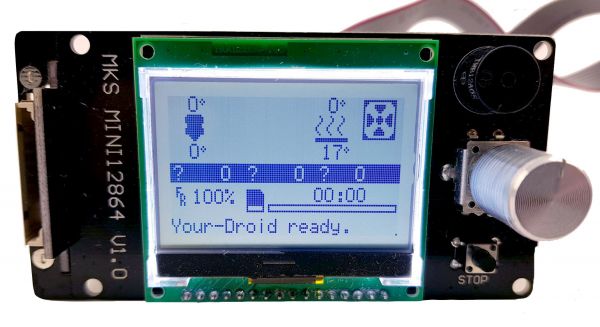 MKS Mini 12864 LCD mit vertikalem SD-Slot