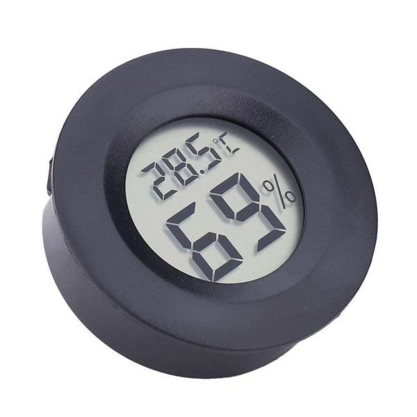 mini LCD Thermometer Hygrometer (schwarz)