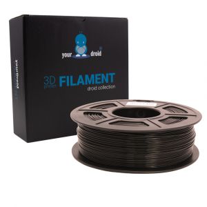 yourDroid PETG Filament Schwarz 1.75mm 1kg