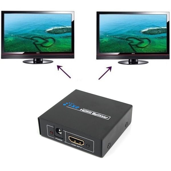 HDMI Splitter 1x2 Verteiler 1080p HDTV