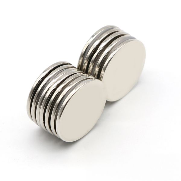 Neodym Magnet rund 20x2mm N35 10er Pack