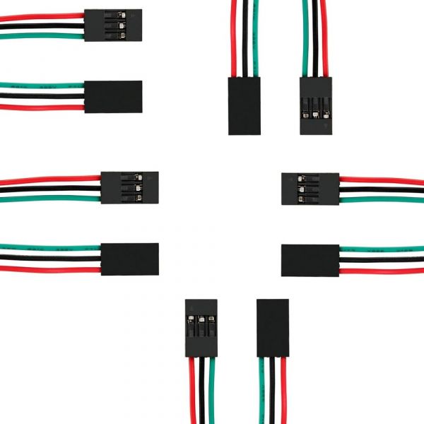 3 Pin Dupont Kabel Buchse-Buchse 