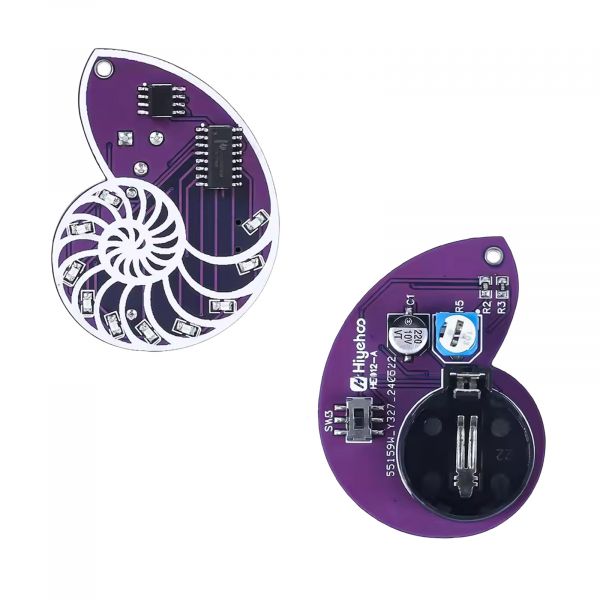 Bausatz: SMD Lötkit Muschel – DIY Lernbausatz mit fließender LED-Deko