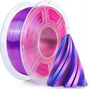 Sunlu Silk PLA+ Dual Color Filament Red Blue 1.75mm 1kg Sunlu Silk PLA+ Dual Color Filament Red Blue 1.75mm 1kg