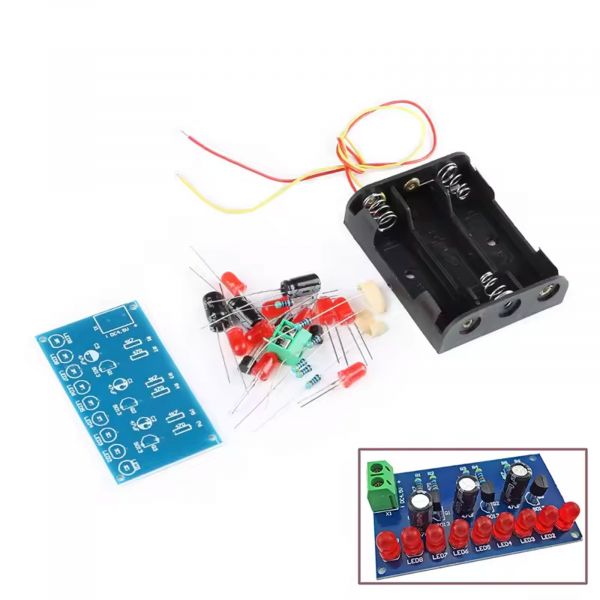 Bausatz LED Lauflicht mit Batteriefach