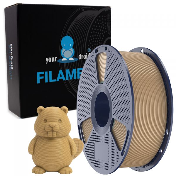 yourDroid PLA Filament Hellbraun Wüstensand 1.75mm 1kg