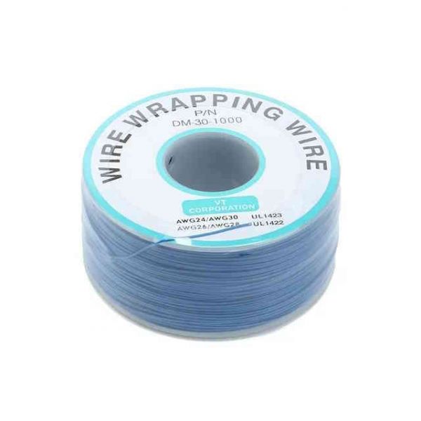 250m 30AWG Kupferkabel Blau