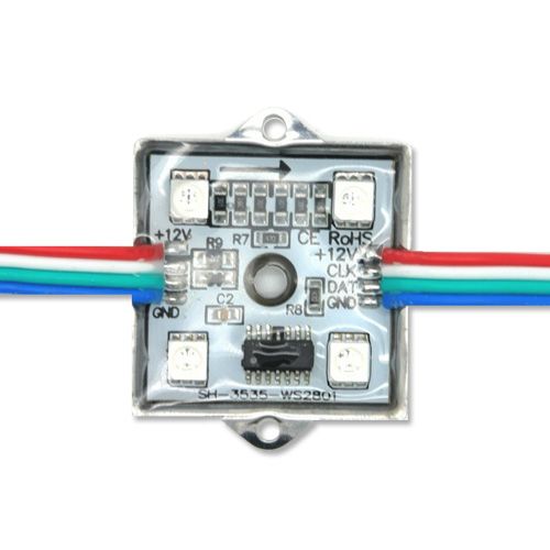 1x WS2801 RGB 12V LED Pixel IP65