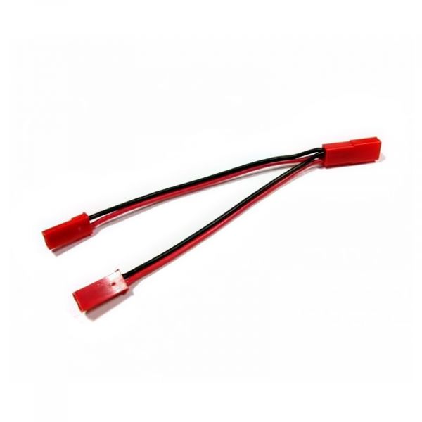 Y-Adapter Kabel JST – Parallelkabel für LiPo Akkus, JST-Buchse auf 2 JST-Stecker