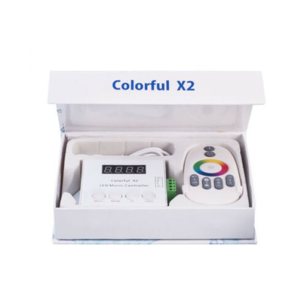 Colorful X2 Music Controller für LED Strips 5-24V WS2812B WS2811/6803/1903 SK6812 RGB
