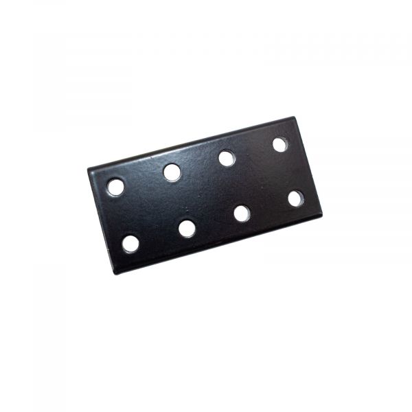 Montageplatte 2040-8 für Aluminiumprofile Schwarz
