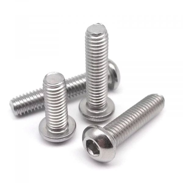 50x M3x14mm Linsenkopfschraube Innensechskant ISO7380 Edelstahl rostfrei