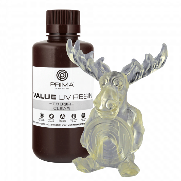 PrimaCreator Value UV Resin TOUGH (wie ABS) - 500 ml - Clear