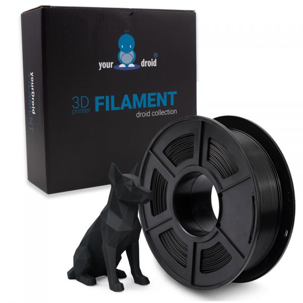yourDroid TPU Filament Schwarz 1.75mm 1kg