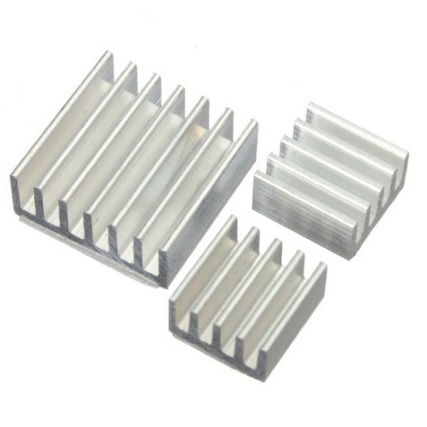 3x Aluminium Kühlkörper für Raspberry PI