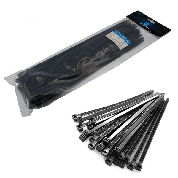 100 Kabelbinder schwarz 4,6*300mm