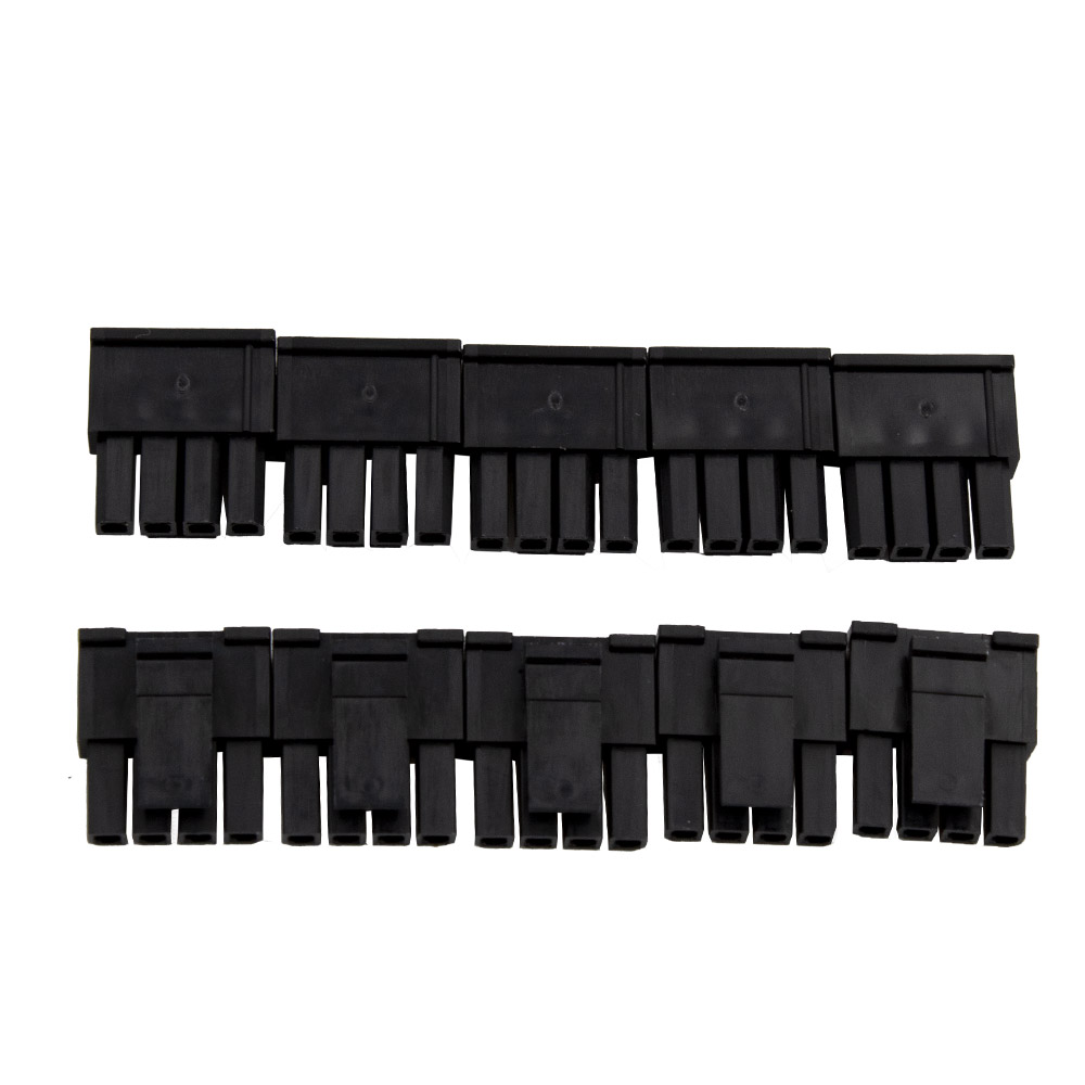 10 Stück MicroFit 3.0 Buchsengehäuse 4 Pin 43645-0400 | Roboter-Bausatz.de