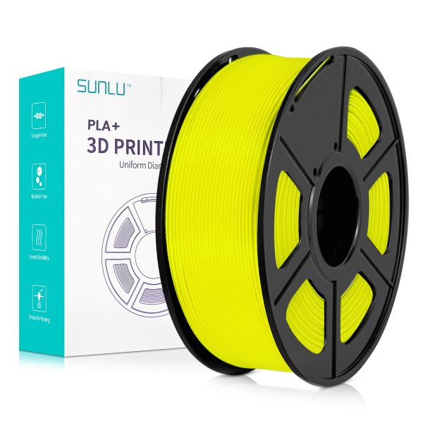 Sunlu PLA+ Filament Yellow 1.75mm 1kg