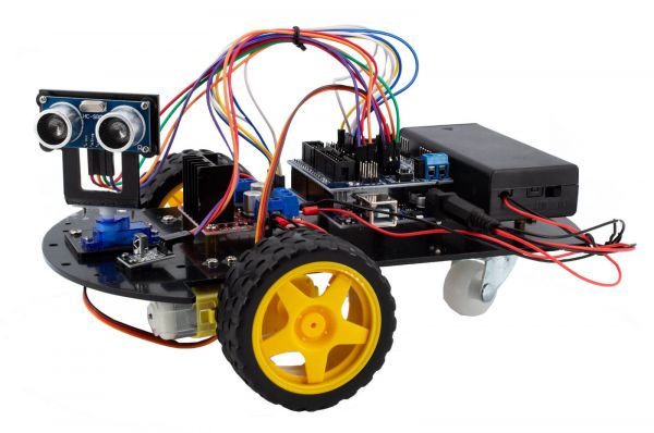 yourDroid Uno R3 2WD Smart Car Roboter Bausatz
