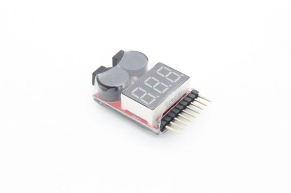 Lipo Batterie Spannungstester + Buzzer Alarm - Low Voltage