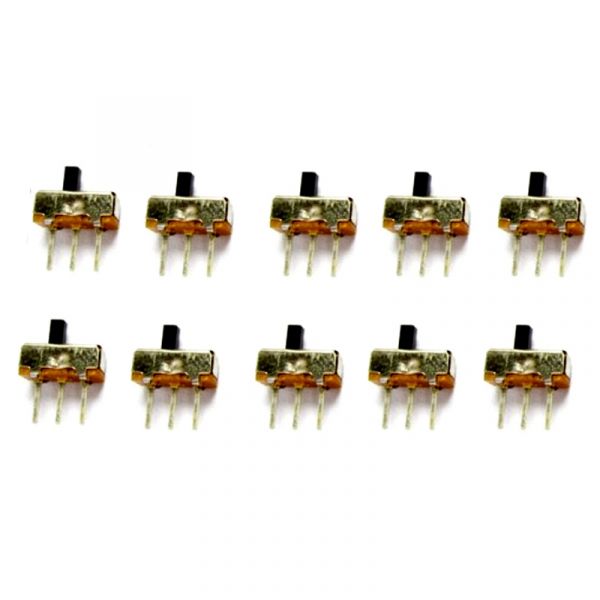 10x Schiebeschalter 0.5A 50V DC