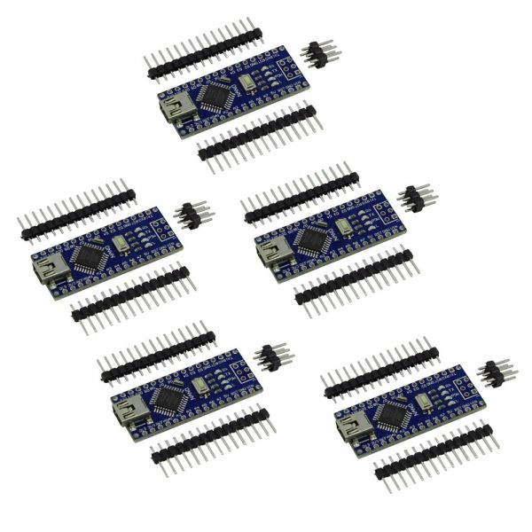 5x Nano Mega328P V3.0 USB CH340G Board
