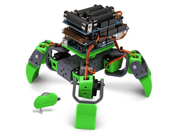 Ultraschall Entfernungsmesser Bausatz : Allbot® mit vier beinen velleman vr408 roboter bausatz kit arduino