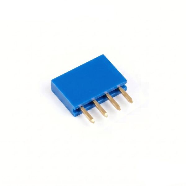 20x Buchsenleiste 4-polig 2,54mm Blau
