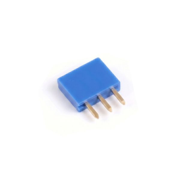 20x Buchsenleiste 3-polig 2,54mm blau