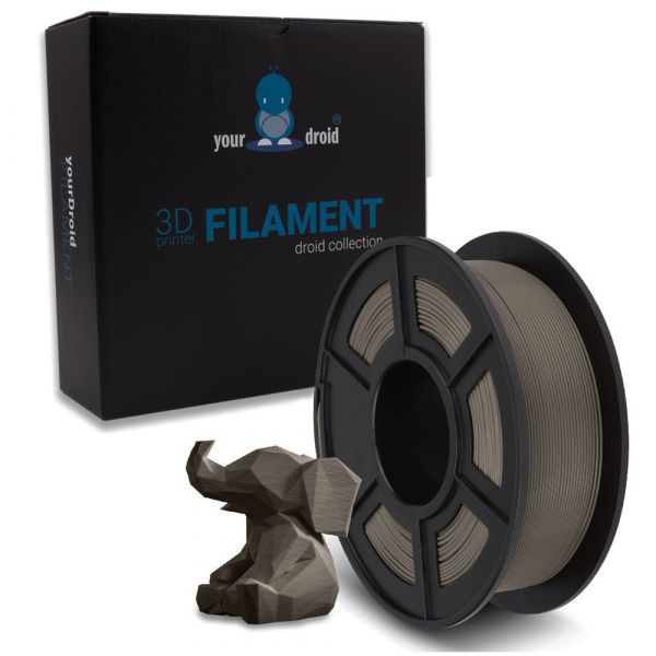 yourDroid PLA Filament Lehm Matt 1.75mm 1kg