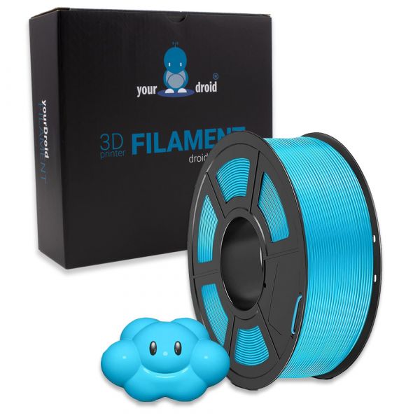yourDroid PLA PLUS Filament Himmelblau 1.75mm