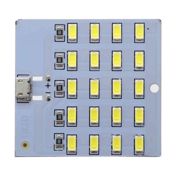 20 Led Panel 5V MicroUSB