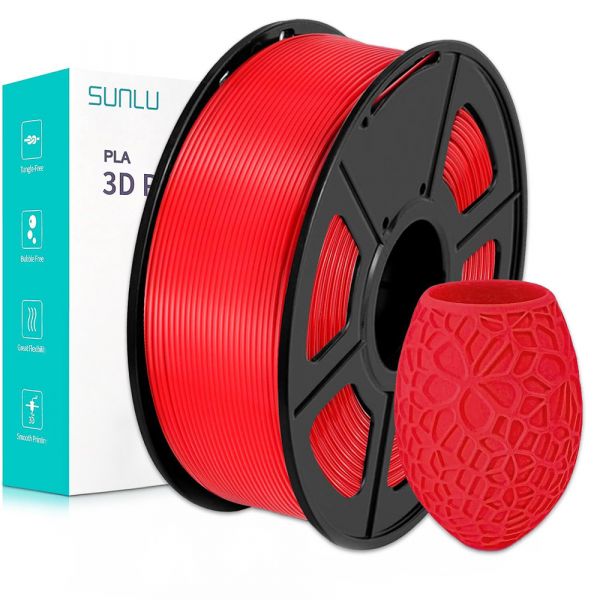 Sunlu PLA Filament Red 1.75mm 1kg