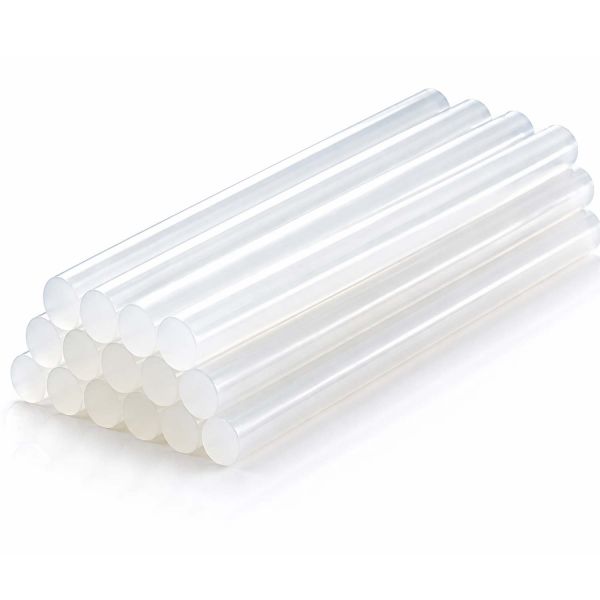 10x Klebesticks 7 mm × 150 mm für Heißklebepistole – Standard-Klebestifte transparent