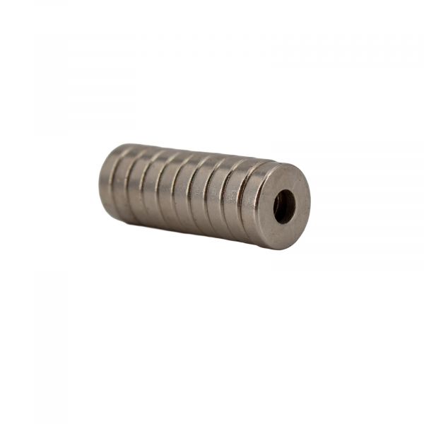 10x N35 Neodym-Senkmagnete Ø10x3 mm mit 3 mm Bohrung – Extra starke Haltemagnete